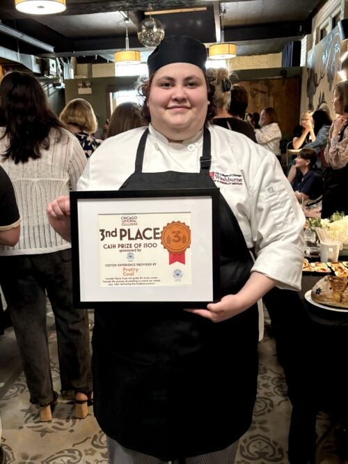 Washburne Culinary and Hospitality Institute Students Compete in Les Dames d'Escoffier Chicago Great Bakes Challenge