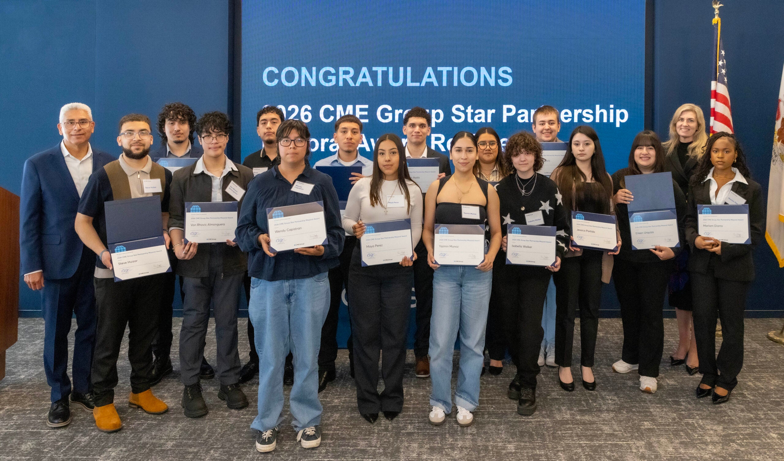 CME Group Awards Scholarships to City Colleges of Chicago Star Scholars Pursuing Four-Year Degrees