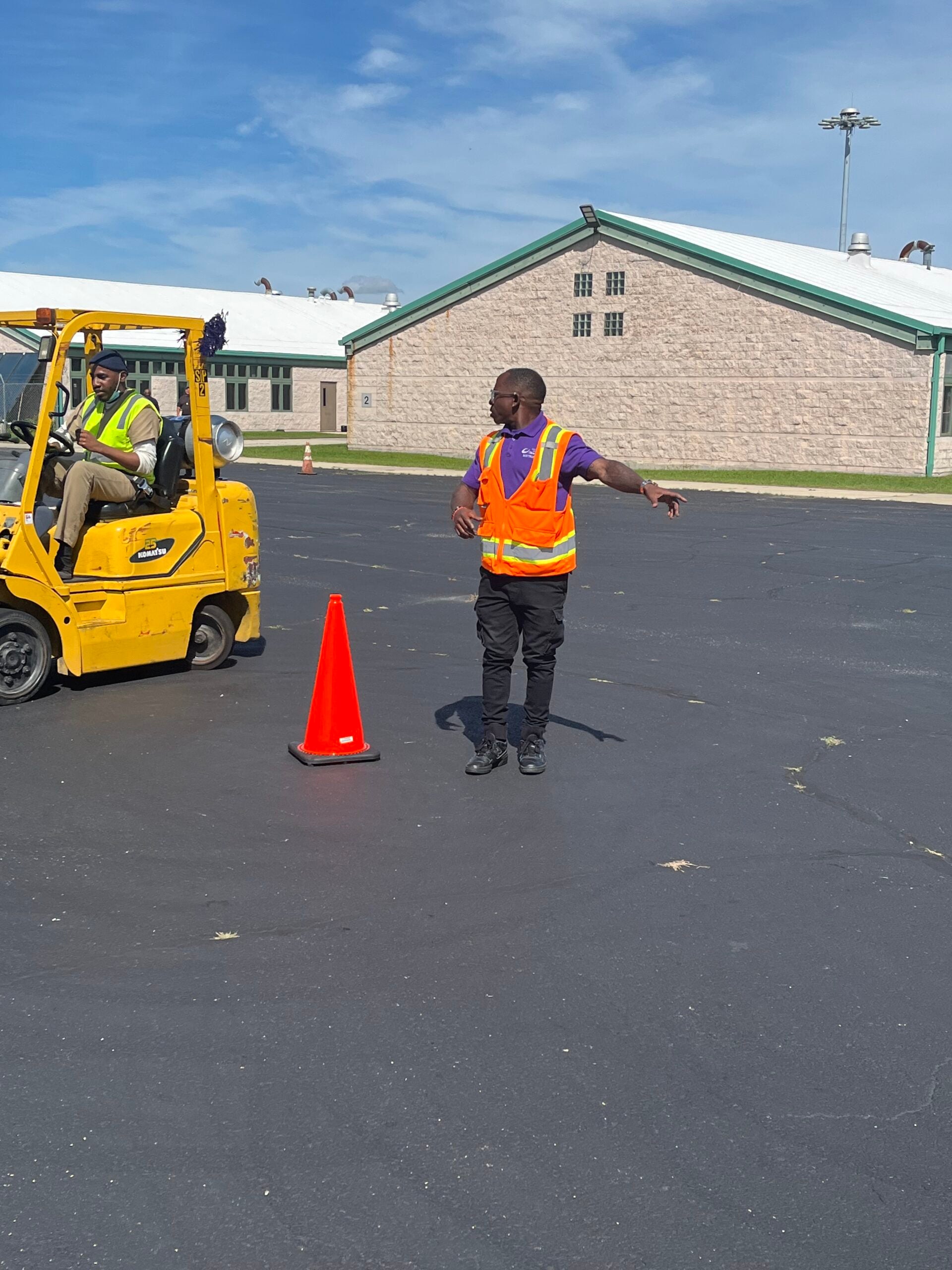 Olive-Harvey College Partners with Cook County Department of Corrections in the creation of an on-site forklift certification program