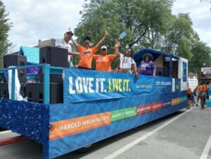 City Colleges parade float